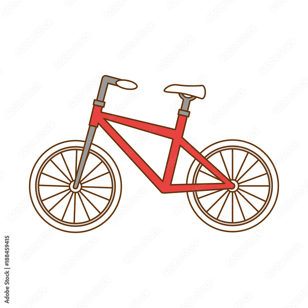 Fototapeta premium bicycle vehicle isolated icon vector illustration design