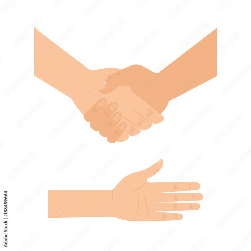 handshake human help icon vector illustration design handshake human help icon vector illustration design