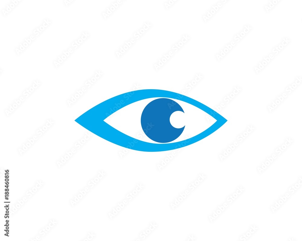  Eye Care vector logo design