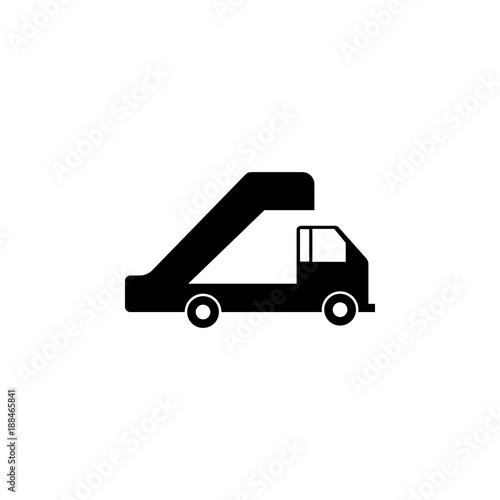 mobile gangway for aircraft icon. Element of airport icons. Premium quality graphic design icon. Signs, outline symbols collection icon for websites, web design, mobile app