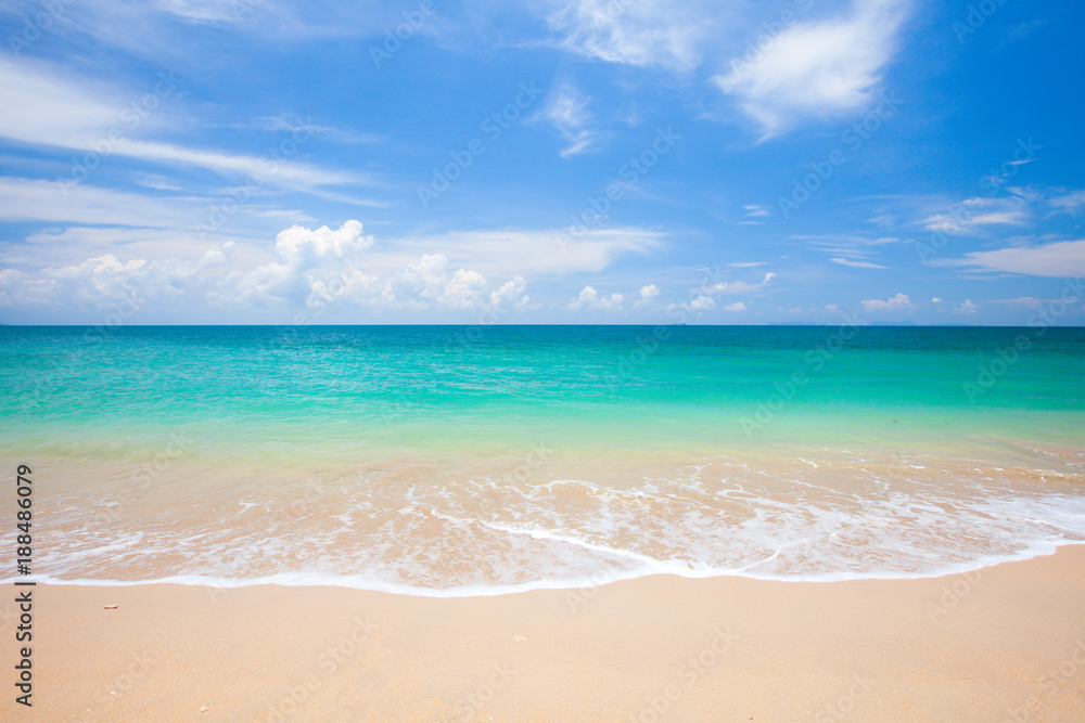 beach and beautiful tropical sea