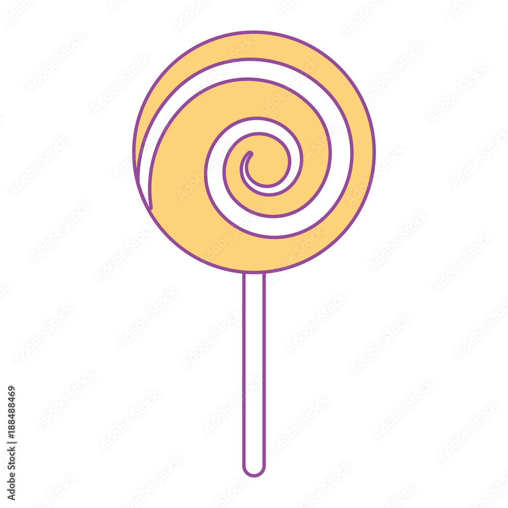 sweet candy cane swirl round vector illustration yellow design sweet candy cane swirl round vector illustration yellow design