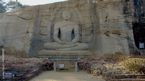 Gal Vihara Seated Buddha; Dambulla To Polonnaruwa; Polonnaruwa, Sri Lanka