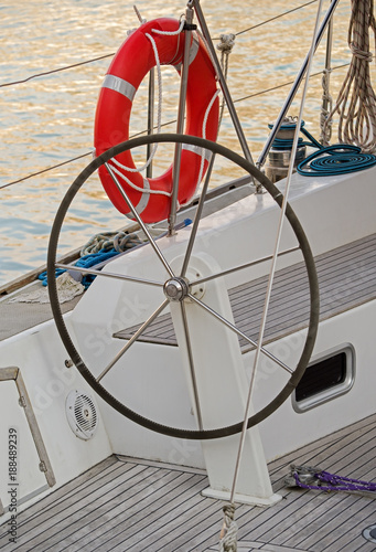 sailing yacht steering wheels © AVD