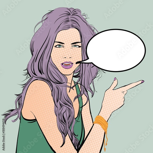 Demanding woman. Demanding girl. Girl looking questioningly.