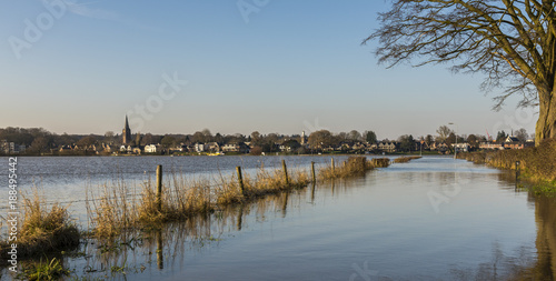 Flood IJssel at Dieren