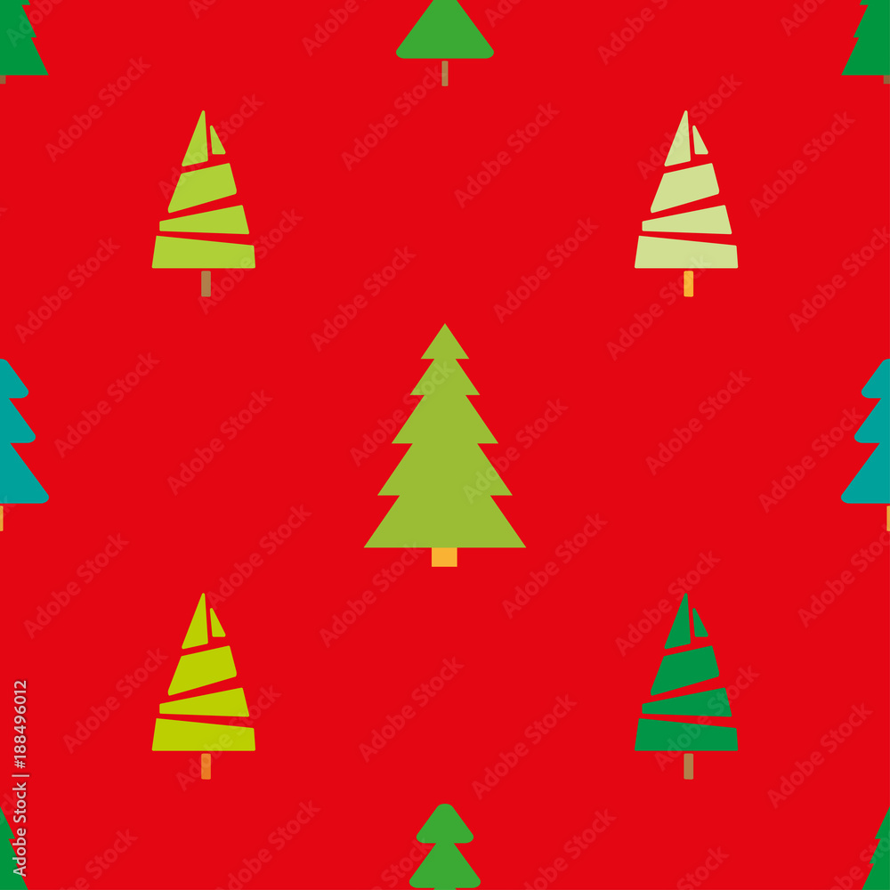 Seamless pattern with christmas trees. Abstract wallpaper for design Seamless pattern with christmas trees. Abstract wallpaper for design