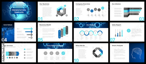Business presentation templates
