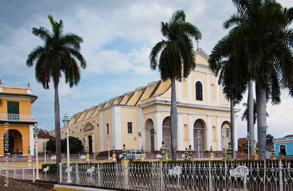 Plaza Mayor in Trinidad in Cuba