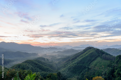 Unseen view of Beautiful Sunrise at Phang-Nga, Thailand © Yaya Ernst