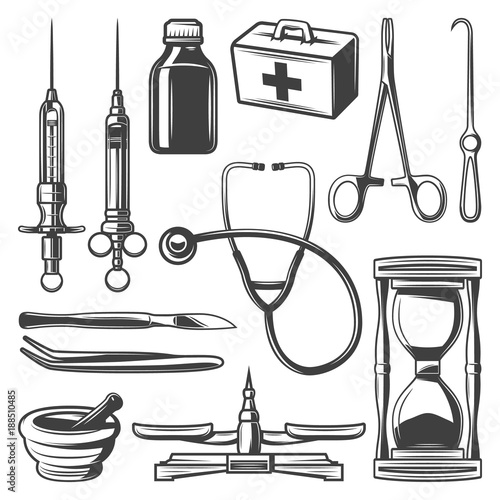 Vintage Medical Icons Collection
