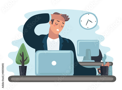  Businessman in stress