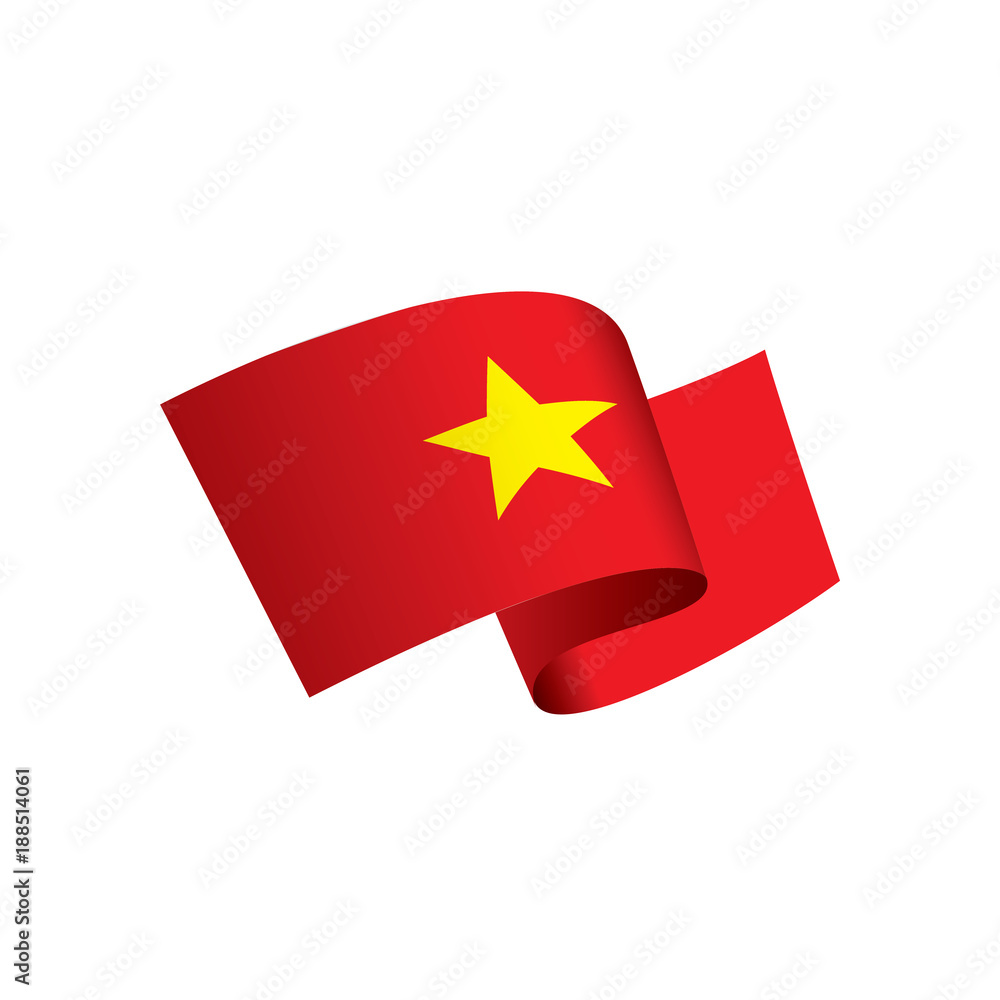 Vietnam flag, vector illustration Vietnam flag, vector illustration