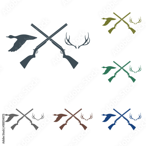Hunting club logo icon