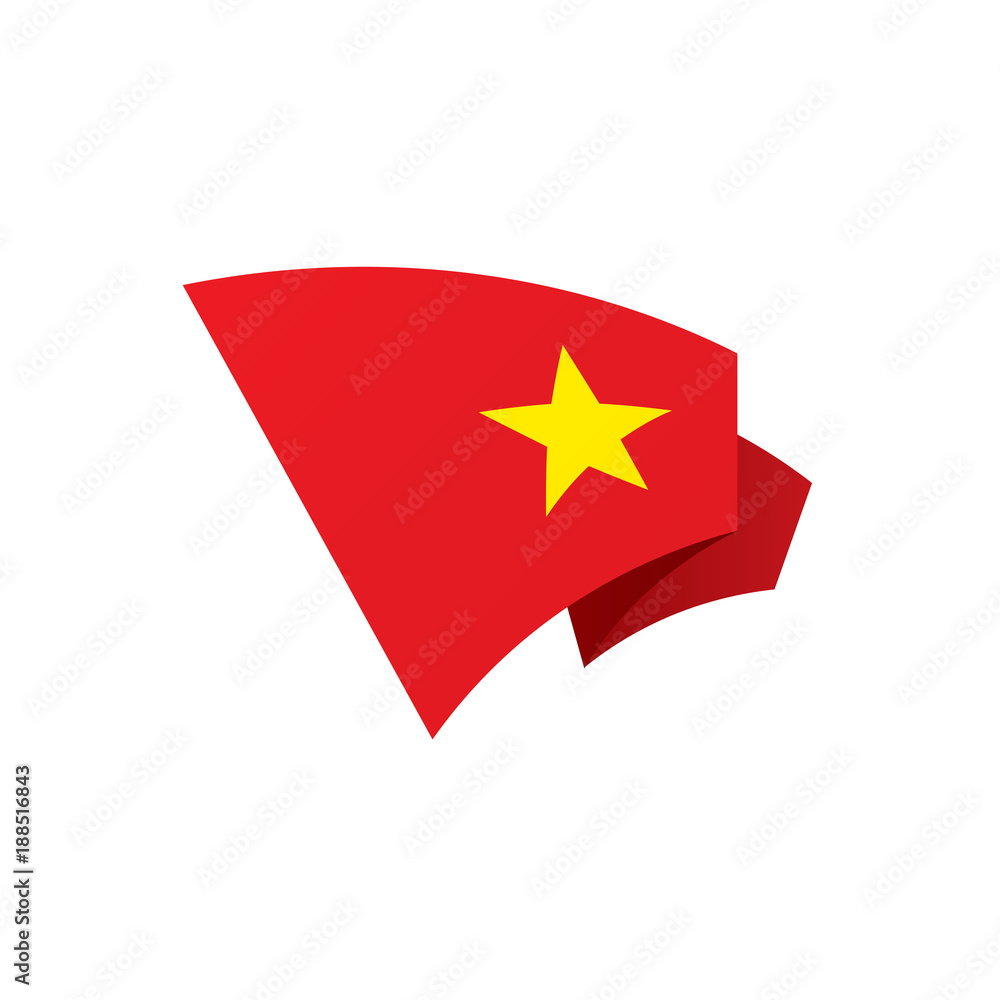 Vietnam flag, vector illustration Vietnam flag, vector illustration