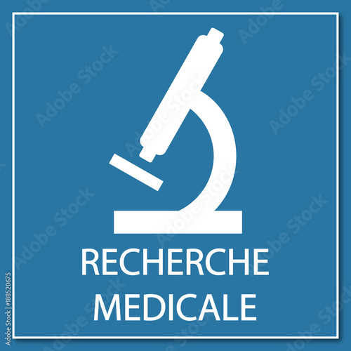 Logo recherche médicale.