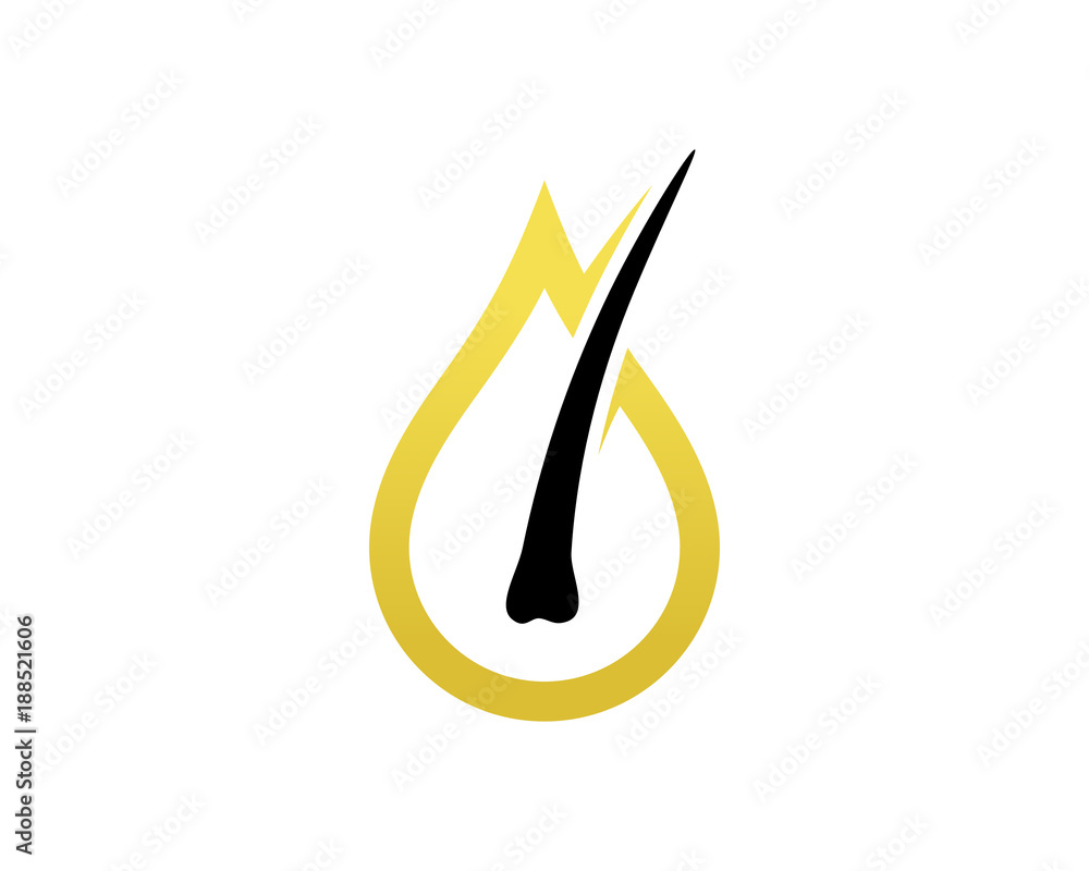 hair oil treatment Stock Vector | Adobe Stock