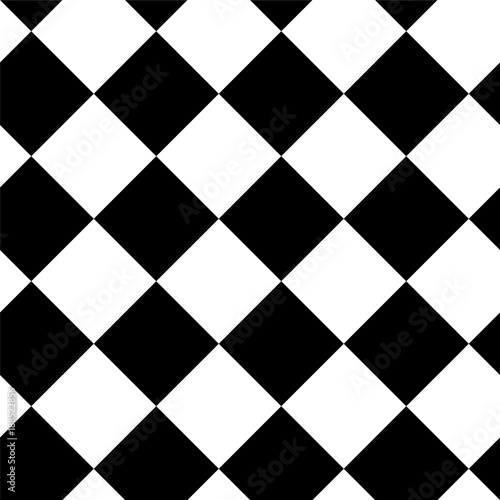Square pattern. Vector seamless geometric background. Black, white and gray colors