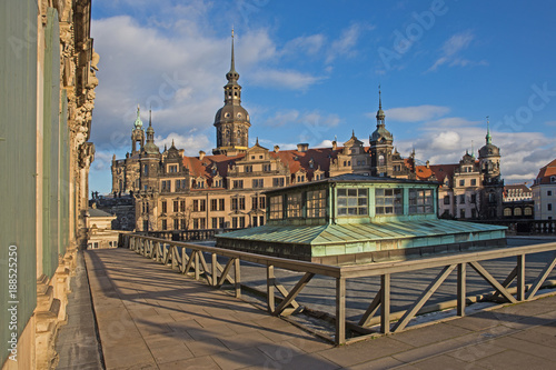 Dresden, Blick vom Zwinger auf das Stadtschloss