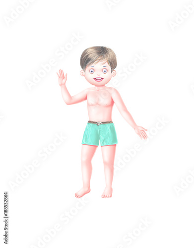 little girl jumping in the air