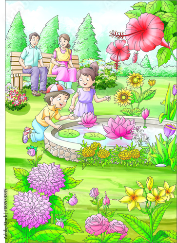 illustration for children b...