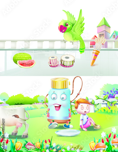 illustration for children b...