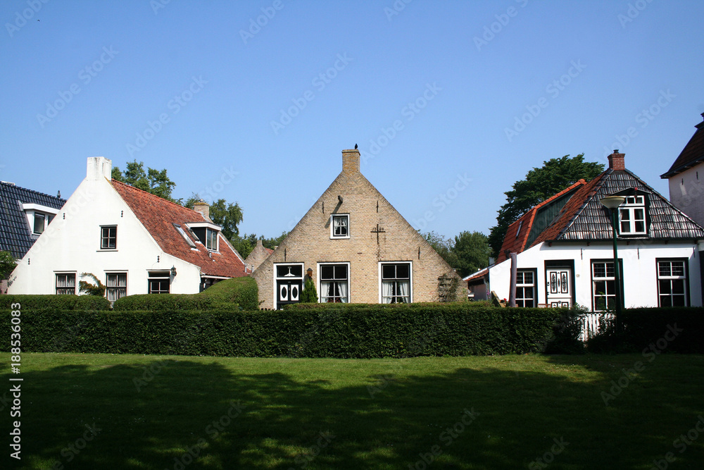 Streetview in the village of Schiermonnikoog