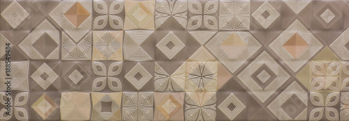 mosaic, ceramic kitchen tile, abstract pattern