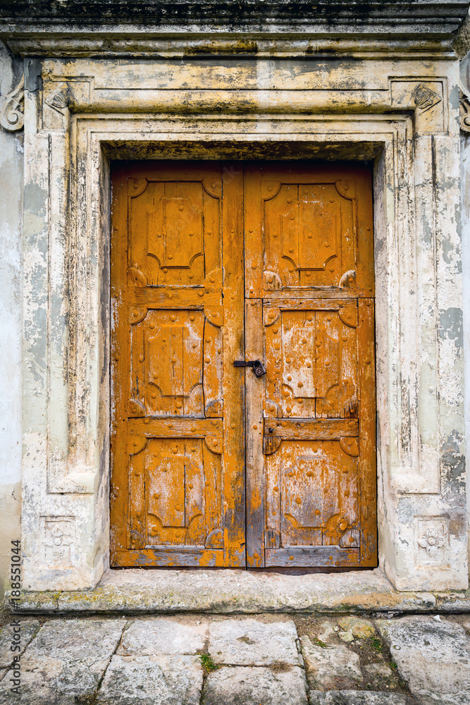 abstract old door