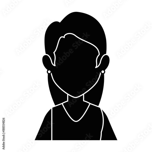 Wallpaper Mural beautiful woman avatar character vector illustration design Torontodigital.ca