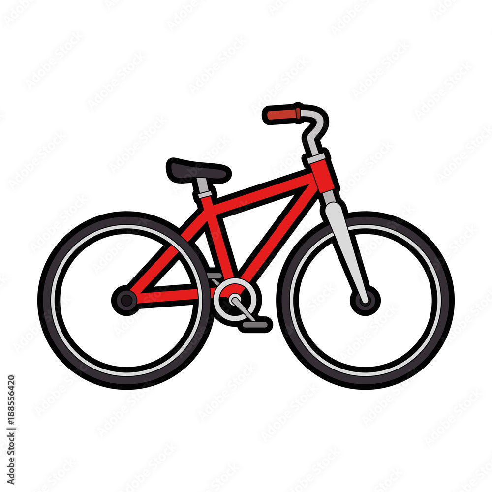 Obraz premium bicycle vehicle isolated icon vector illustration design