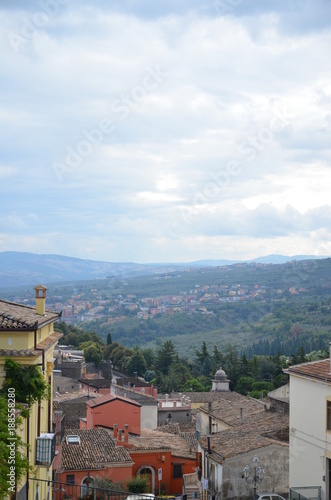 Panoramic view of Melfi. Basilicata. Italy.