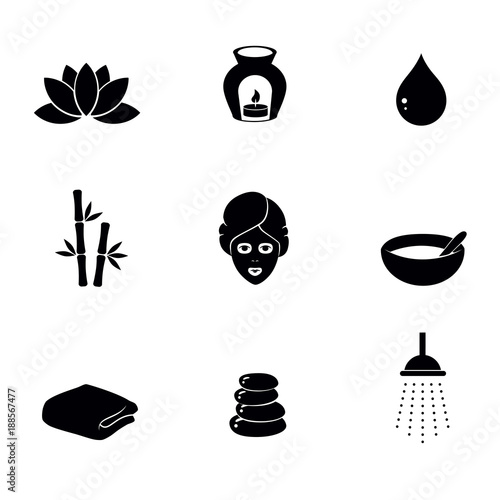 Spa vector icon.