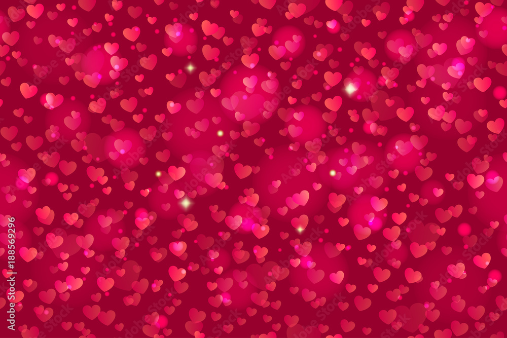 Falling confetti hearts for Valentines day. Background with hearts. Valentines day or wedding invitation greeting card design. Vector illustration, eps 10. Falling confetti hearts for Valentines day. Background with hearts. Valentines day or wedding invitation greeting card design. Vector illustration, eps 10.