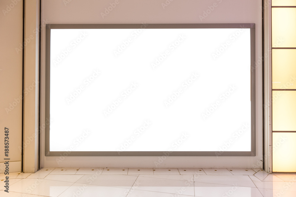 Large blank billboard on a street wall, banners with room to add your own text Large blank billboard on a street wall, banners with room to add your own text