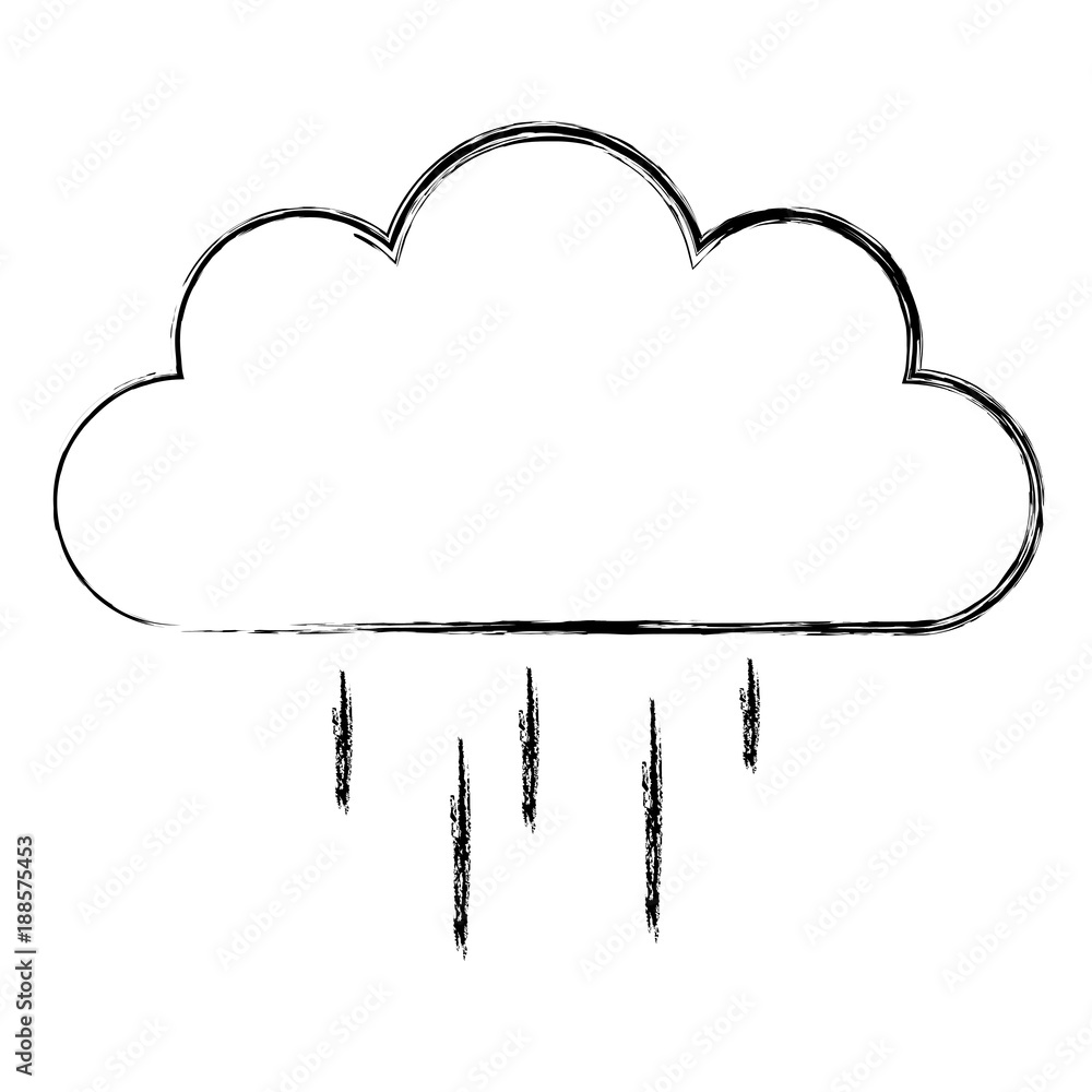 weather cloud rainy icon vector illustration design weather cloud rainy icon vector illustration design