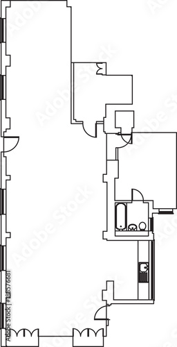Generic Floor Plan for a commercial office space