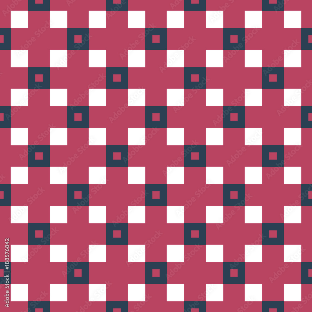 Fabric print. Geometric pattern in repeat. Seamless background, mosaic ornament, ethnic style. Fabric print. Geometric pattern in repeat. Seamless background, mosaic ornament, ethnic style.