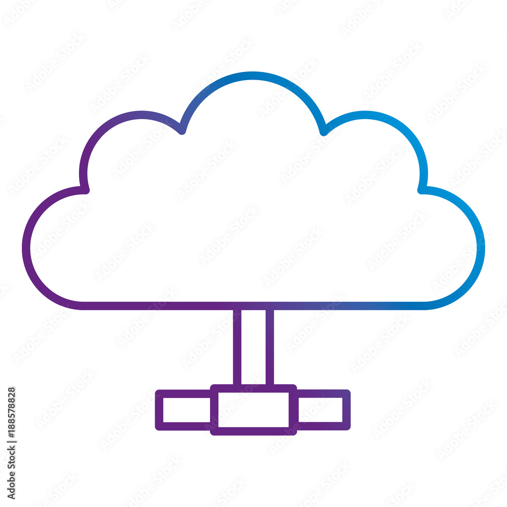 cloud computing isolated icon vector illustration design cloud computing isolated icon vector illustration design