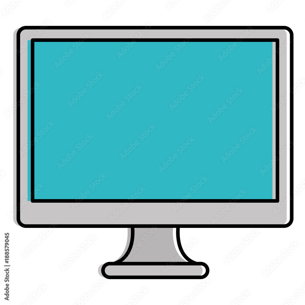 monitor computer isolated icon vector illustration design monitor computer isolated icon vector illustration design