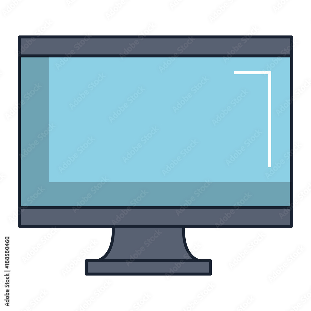 monitor computer isolated icon vector illustration design monitor computer isolated icon vector illustration design