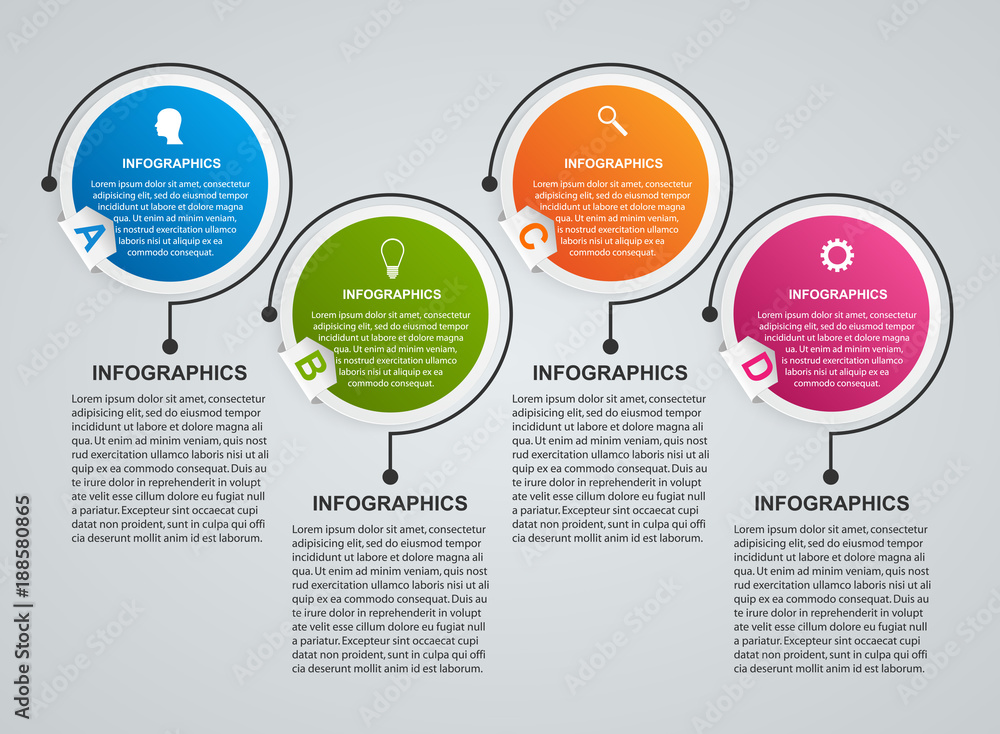 Abstract options infographics template. Infographics for business presentations or information banner. Abstract options infographics template. Infographics for business presentations or information banner.