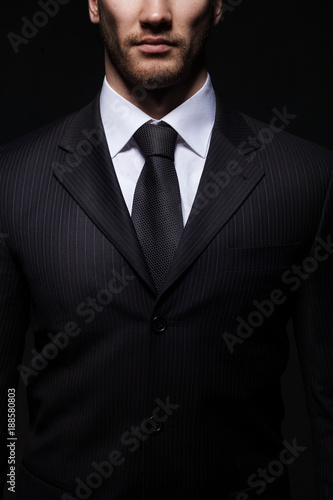 Portrait of young businessman photo