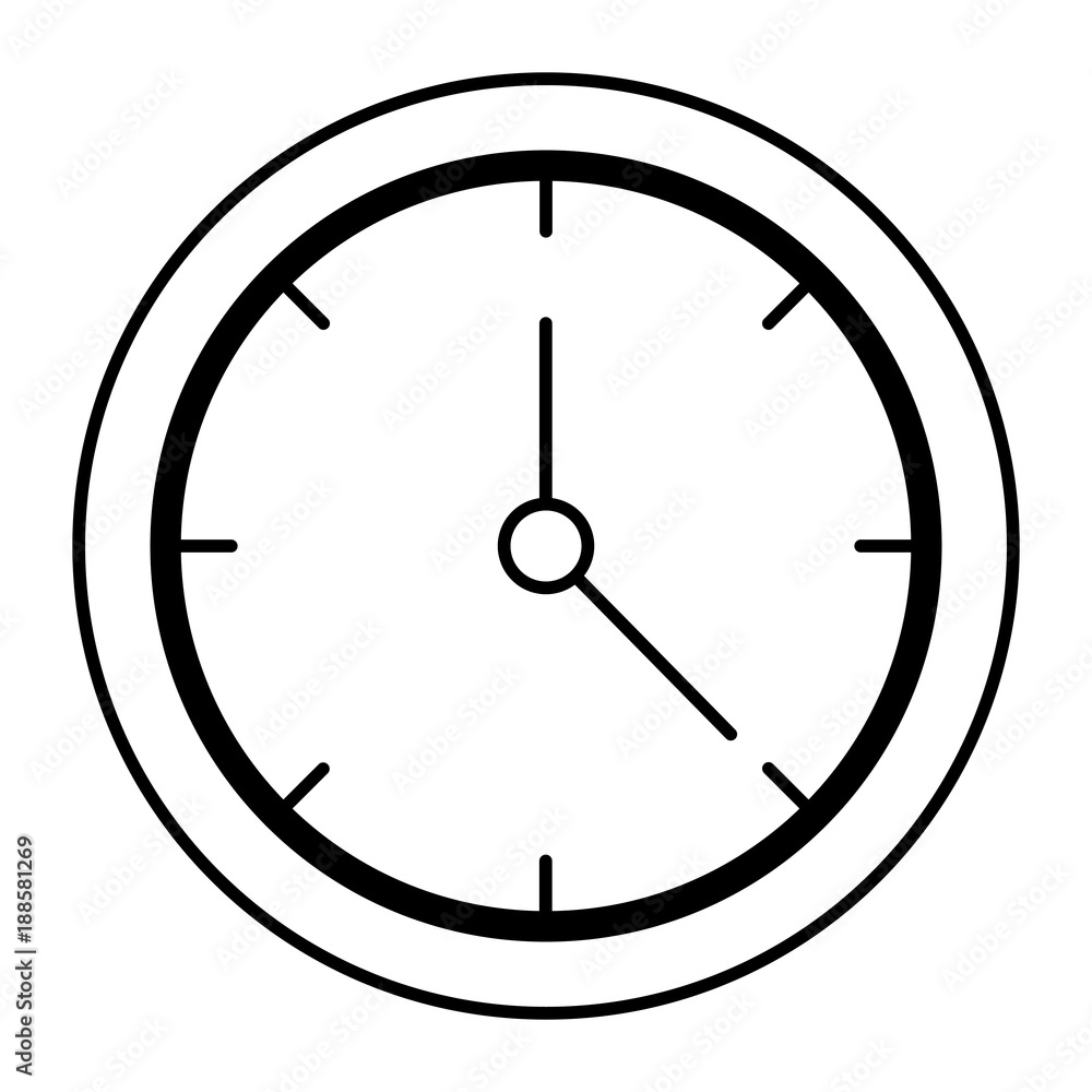 time clock isolated icon vector illustration design time clock isolated icon vector illustration design