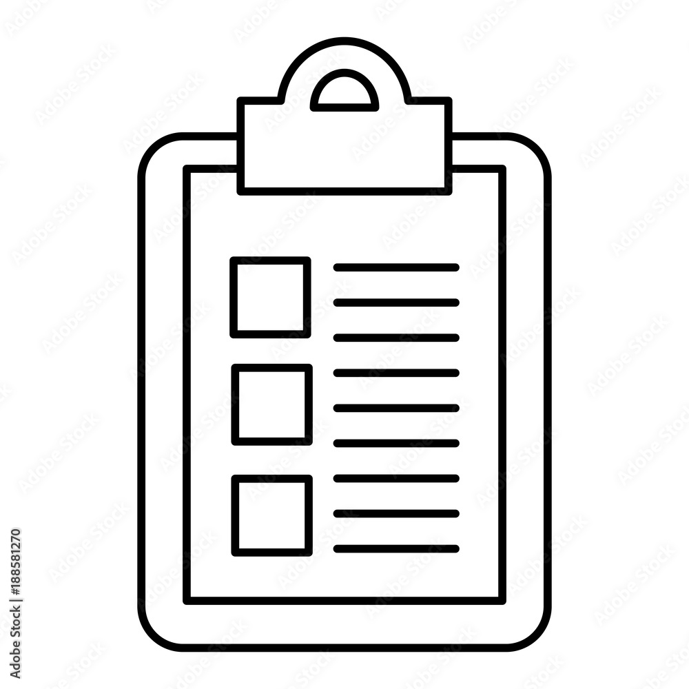 clipboard paper isolated icon vector illustration design clipboard paper isolated icon vector illustration design