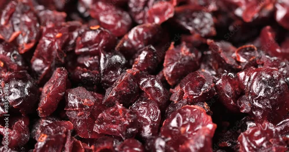 Delicious cranberries pile rotating Delicious cranberries pile rotating