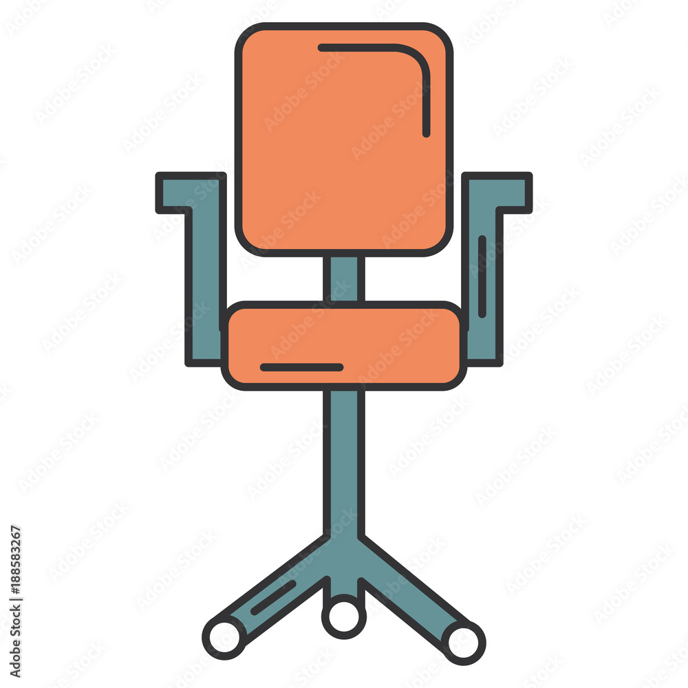 office chair isolated icon vector illustration design office chair isolated icon vector illustration design
