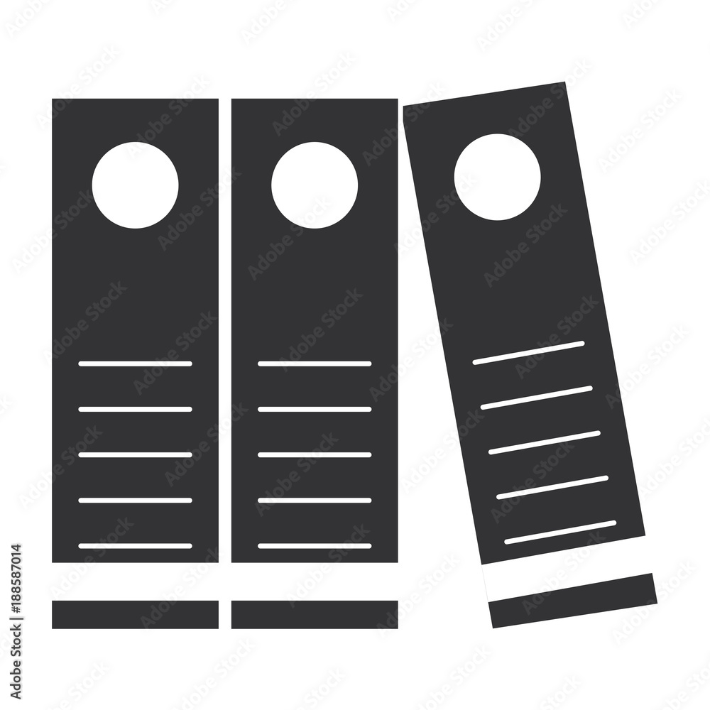 document organizer books icon vector illustration design document organizer books icon vector illustration design