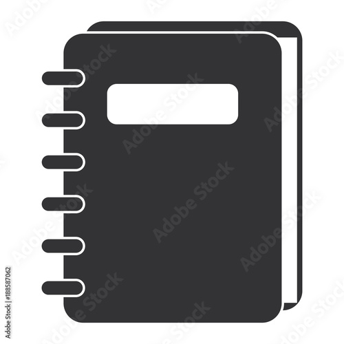 note book isolated icon vector illustration design