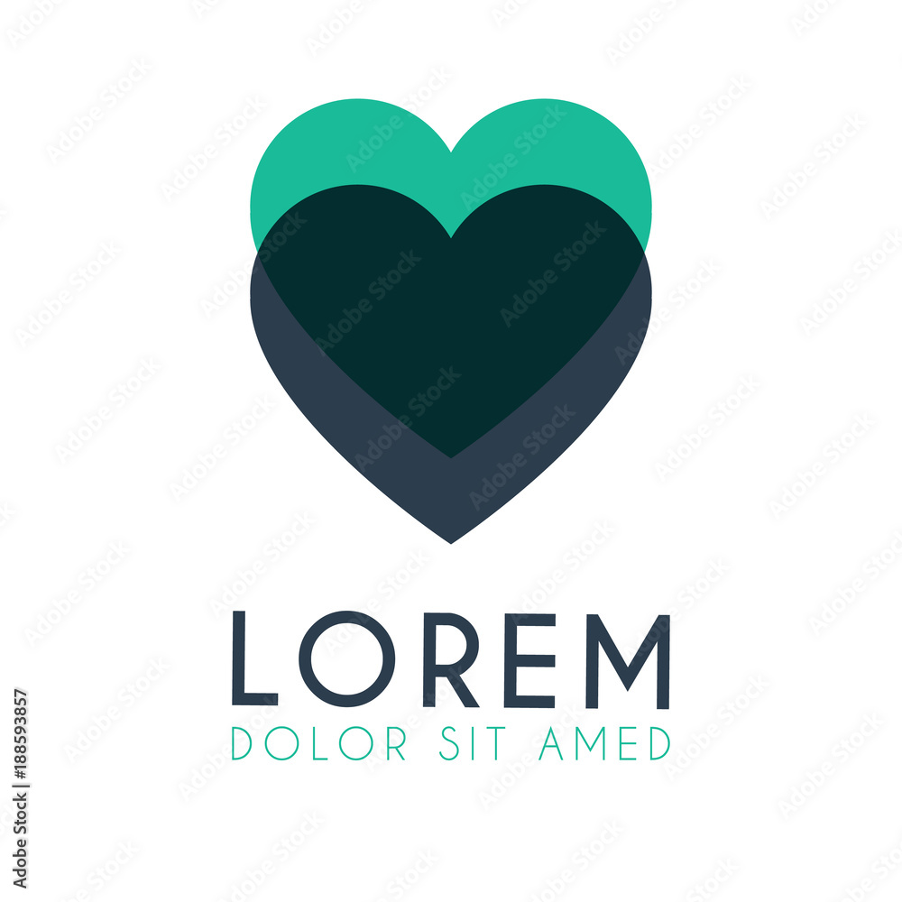 logo heart top down logo heart top down